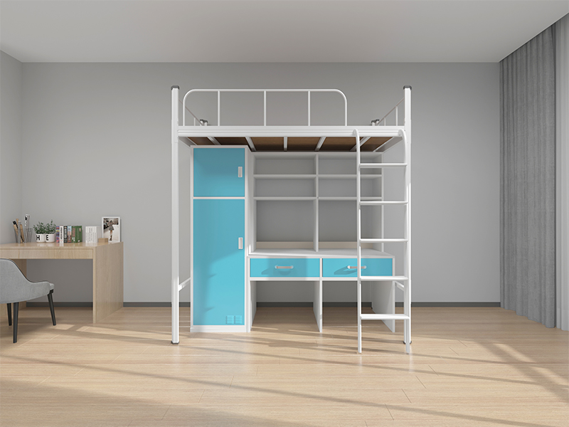 用于學生宿舍的雙層鐵床