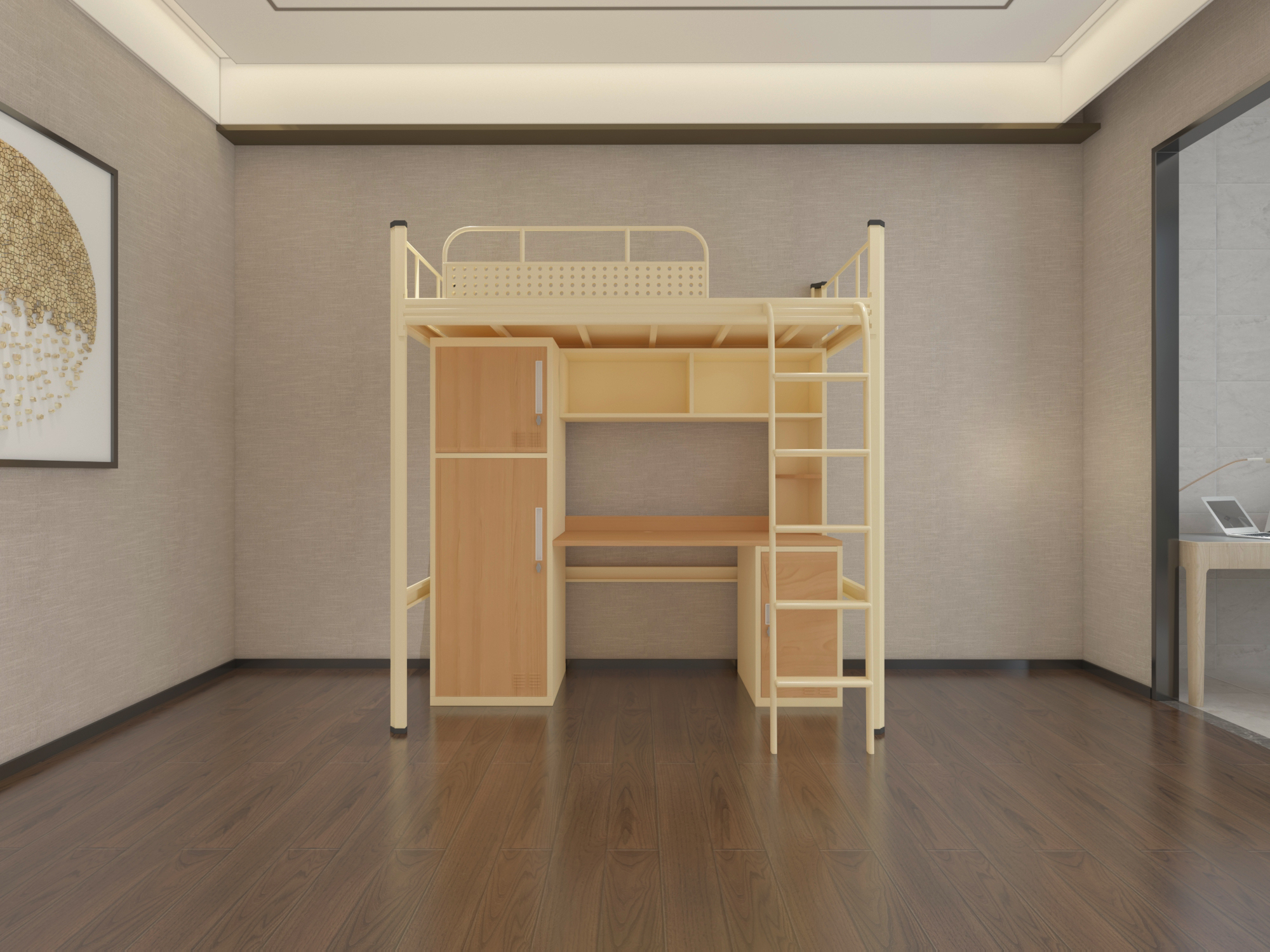 廠家批發(fā)鐵架雙層床多少錢(qián)？